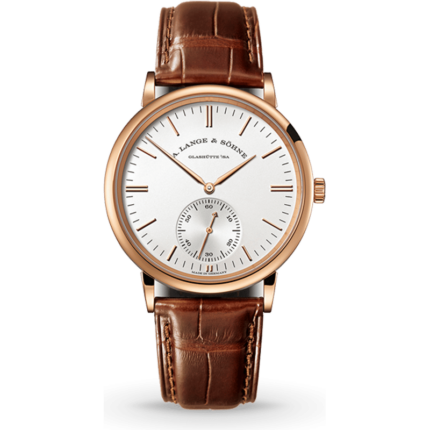 A. Lange & Söhne-381.032 Saxonia Outsize Date Pink Gold / Silver