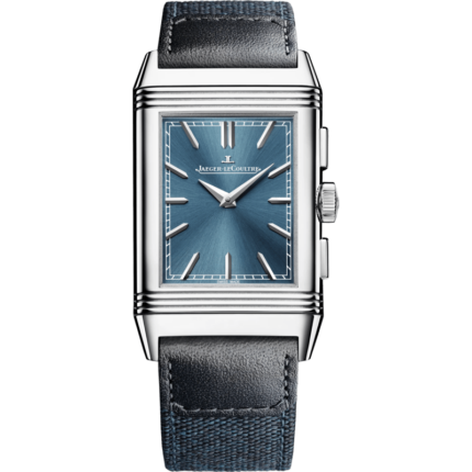 Jaeger-LeCoultre-389848J Reverso Tribute Chronograph Stainless Steel / Blue
