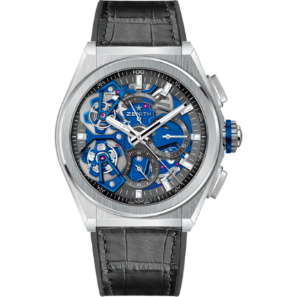 Zenith-40.9000.9020/78.R582 Defy Double Tourbillon Platinum / Skeleton / Alligator