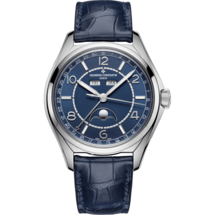 Vacheron Constantin-4000E/000A-B548 FiftySix Complete Calendar Stainless Steel / Blue