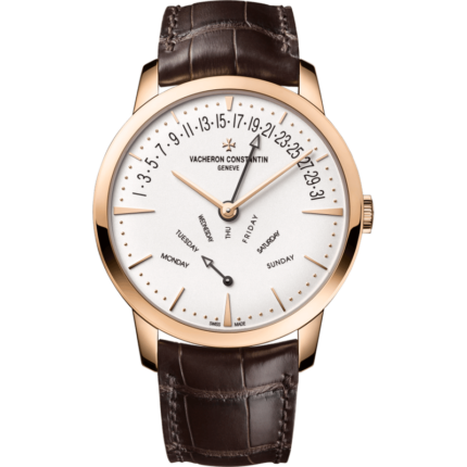 Vacheron Constantin-4000U/000R-B110 Patrimony Retrograde Day-Date Pink Gold / Silver