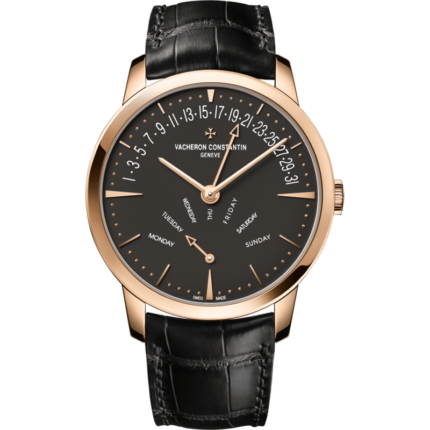 Vacheron Constantin-4000U/000R-B111 Patrimony Retrograde Day-Date Pink Gold / Anthracite