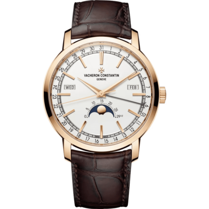 Vacheron Constantin-4010T/000R-B344 Traditionnelle Complete Calendar Pink Gold / Silver