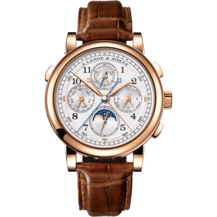 A. Lange & Söhne-421.032 1815 Rattrapante Perpetual Calendar Pink Gold