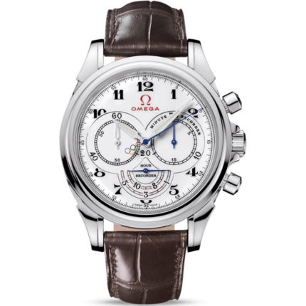 Omega-422.13.41.50.04.001 De Ville Co-Axial 41 Chronoscope Stainless Steel / White / Olympic