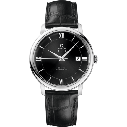 Omega-424.13.40.20.01.001 De Ville Prestige Co-Axial 39.5 Stainless Steel / Black