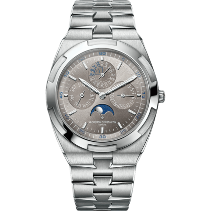 Vacheron Constantin-4300V/120G-B102 Overseas Ultra-Thin Perpetual Calendar White Gold / Grey / Bracelet