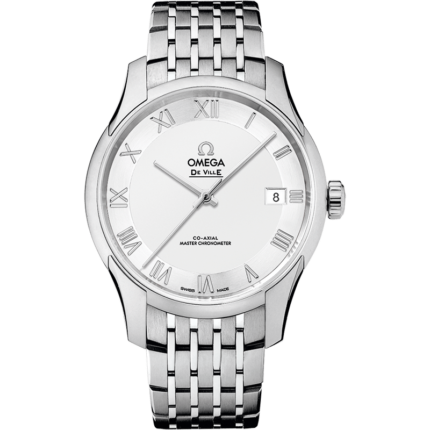 Omega-433.10.41.21.02.001 De Ville Hour Vision Master Chronometer Stainless Steel / Silver / Bracelet