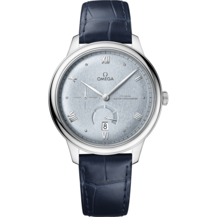 Omega-434.13.41.21.03.001 De Ville Power Reserve Master Chronometer Stainless Steel / Ice Blue
