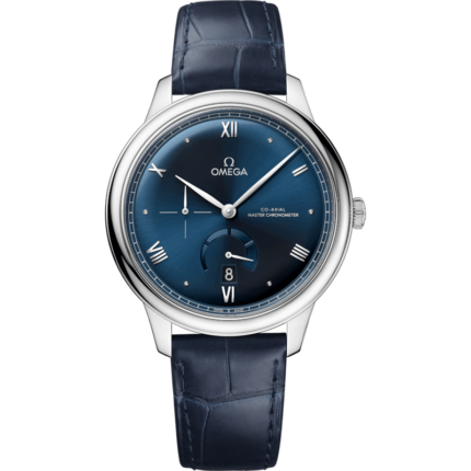Omega-434.13.41.21.03.002 De Ville Power Reserve Master Chronometer Stainless Steel / Blue