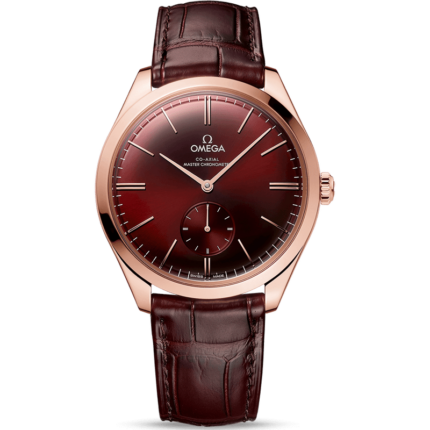 Omega-435.53.40.21.11.002 De Ville Trésor Master Chronometer Small Seconds Sedna Gold / Red