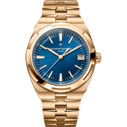 Vacheron Constantin-4500V/110R-B705 Overseas Date Pink Gold / Blue