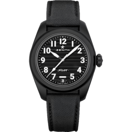 Zenith-49.4000.3620/21.I001 PILOT Automatic Black Ceramic / Black