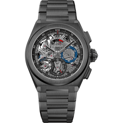 Zenith-49.9000.9004/78.M9000 Defy El Primero 21 Black Ceramic / Skeleton / Bracelet