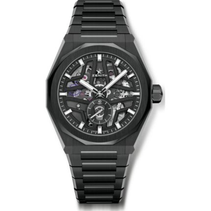 Zenith-49.9300.3620/78.I001 Defy Skyline Skeleton Black Ceramic / Black
