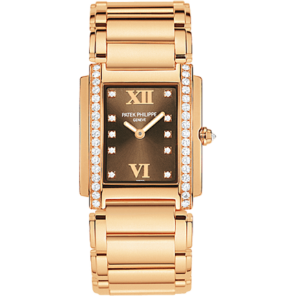 Patek Philippe-4908/11R-010 Twenty~4 4908/11 Rose Gold Chocolate