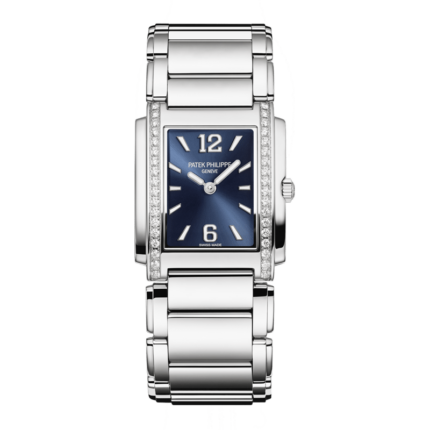 Patek Philippe-4910/1200A-001 Twenty~4 Manchette Stainless Steel / Blue