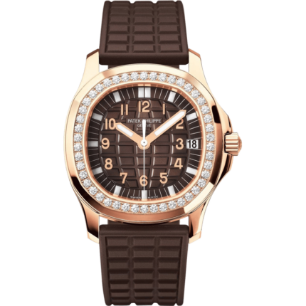 Patek Philippe-5068R-001 Aquanaut 5068 Rose Gold / Brown