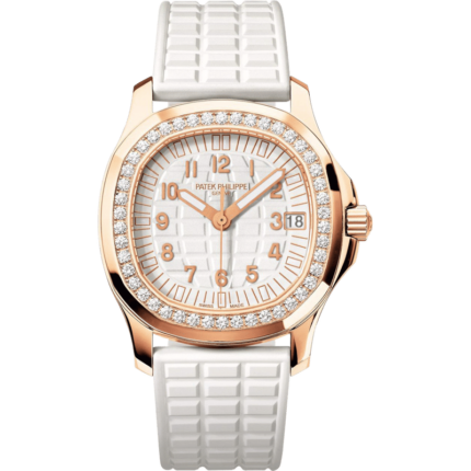 Patek Philippe-5068R-010 Aquanaut 5068 Rose Gold / White