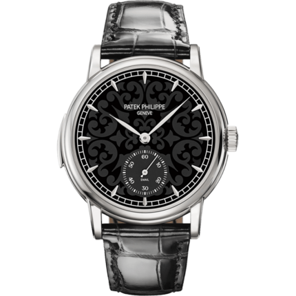 Patek Philippe-5078G-010 Minute Repeater 5078 White Gold / Arabesque Enamel