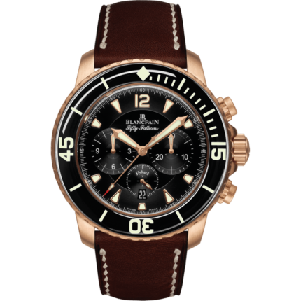 Blancpain-5085FA-3630-63B Fifty Fathoms Flyback Chronograph Red Gold / Black / Brown Barennia
