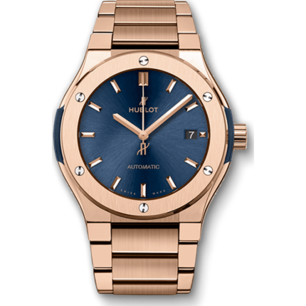 Hublot-510.OX.7180.OX Classic Fusion 45 King Gold / Blue / Bracelet