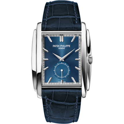 Patek Philippe-5124G-011 Gondolo 5124 White Gold / Blue