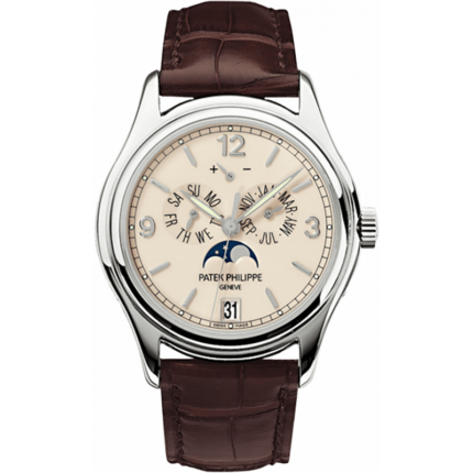 Patek Philippe-5146G-001 Annual Calendar 5146 White Gold / Cream