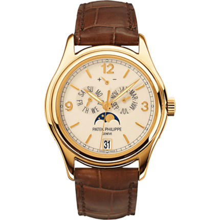 Patek Philippe-5146J-001 Annual Calendar 5146 Yellow Gold / Cream