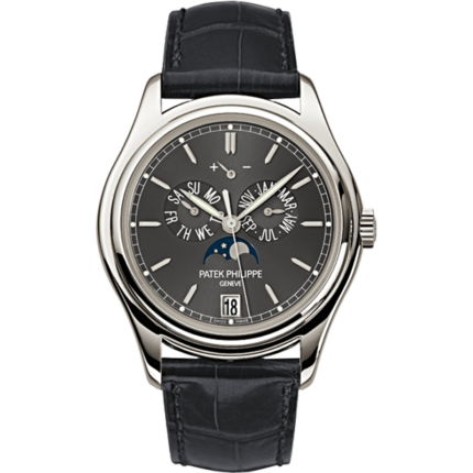 Patek Philippe-5146P-001 Annual Calendar 5146 Platinum / Grey
