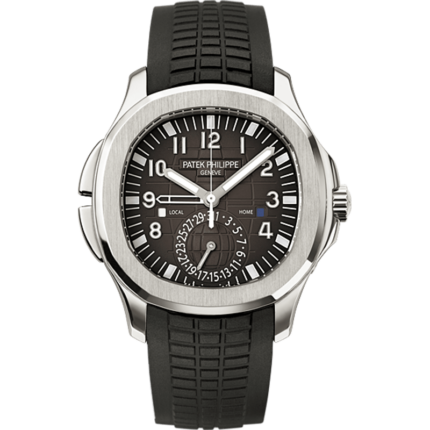 Patek Philippe-5164A-001 Aquanaut Travel Time 5164 Stainless Steel / Black