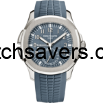 Patek Philippe-5164G-001 Aquanaut Travel Time 5164 White Gold / Blue