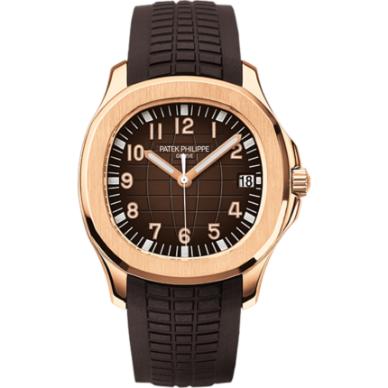 Patek Philippe-5167R-001 Aquanaut 5167 Rose Gold / Brown