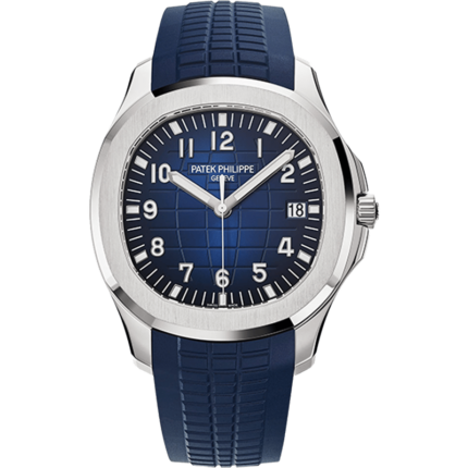Patek Philippe-5168G-001 Aquanaut 5168 White Gold / Blue