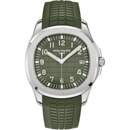 Patek Philippe-5168G-010 Aquanaut 5168 White Gold / Green