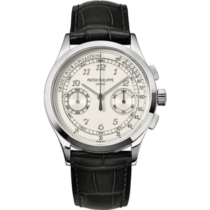 Patek Philippe-5170G-001 Chronograph 5170 White Gold / SIlver Pulsation