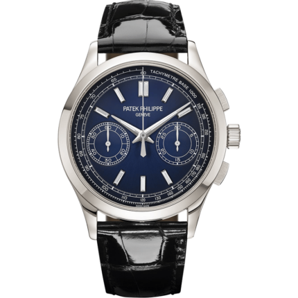 Patek Philippe-5170P-001 Chronograph 5170 Platinum / Blue