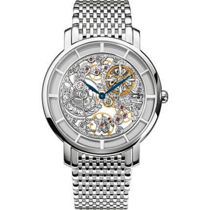Patek Philippe-5180/1G-010 Calatrava  5180 White Gold / Skeleton / Bracelet