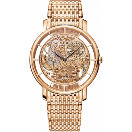 Patek Philippe-5180/1R-001 Calatrava 5180/1 Rose Gold / Skeleton