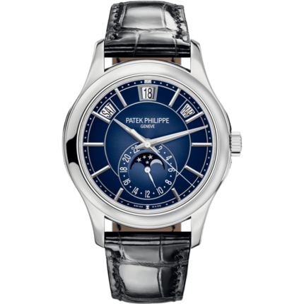 Patek Philippe-5205G-013 Annual Calendar 5205 White Gold / Blue