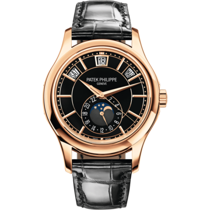 Patek Philippe-5205R-010 Annual Calendar 5205 Rose Gold / Black