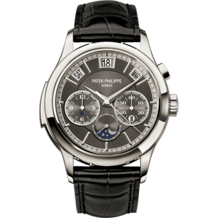 Patek Philippe-5208P-001 Minute Repeater Perpetual Calendar Chronograph 5208 Platinum / Grey