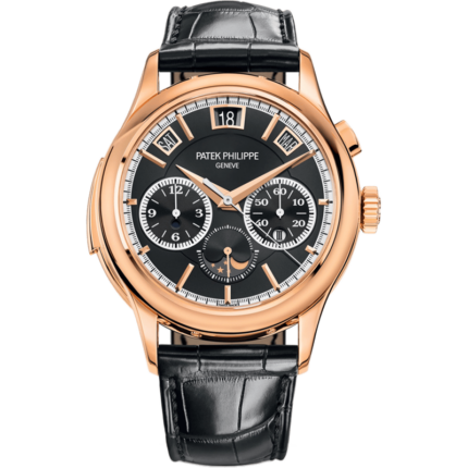 Patek Philippe-5208R-001 Minute Repeater Perpetual Calendar Chronograph 5208 Rose Gold / Black