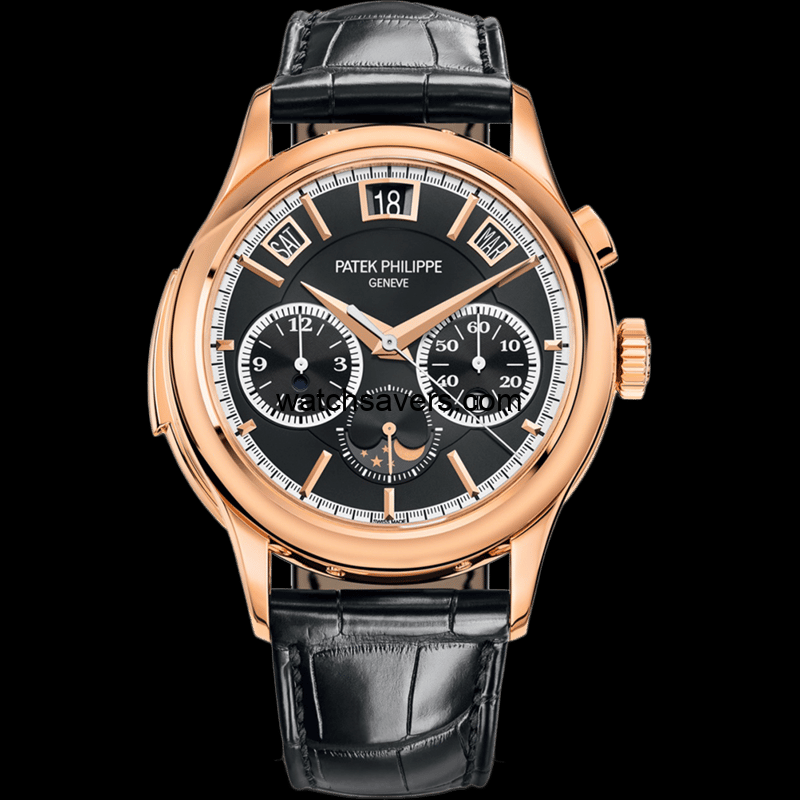 5208R-001_image01.png Patek Philippe-5208R-001 Minute Repeater Perpetual Calendar Chronograph 5208 Rose Gold / Black