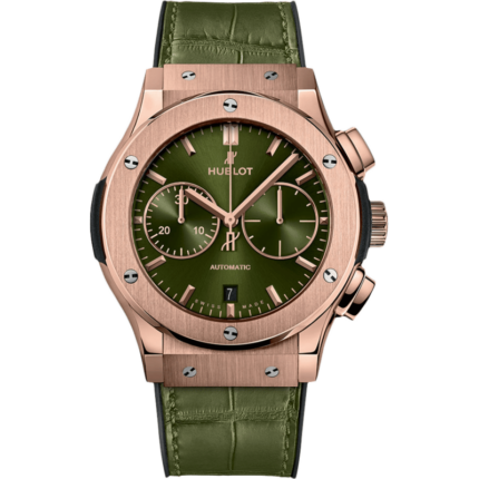 Hublot-521.OX.8980.LR Classic Fusion 45 Chronograph King Gold / Green