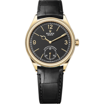 Rolex-52508-0002 Perpetual 1908 39 Yellow Gold / Black