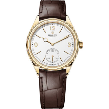 Rolex-52508-0006 Perpetual 1908 39 Yellow Gold / White