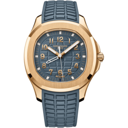 Patek Philippe-5269R-001 Aquanaut Travel Time Rose Gold / Blue