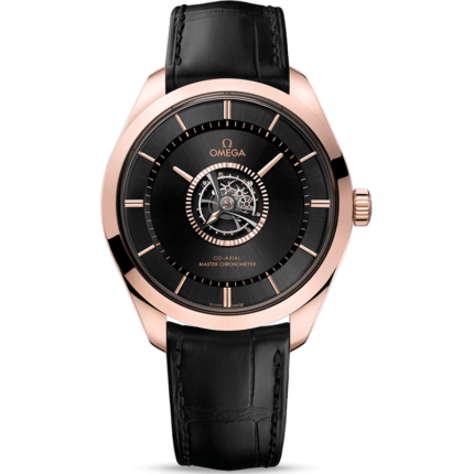 Omega-529.53.43.22.01.001 De Ville Trésor Tourbillon Sedna Gold / Black