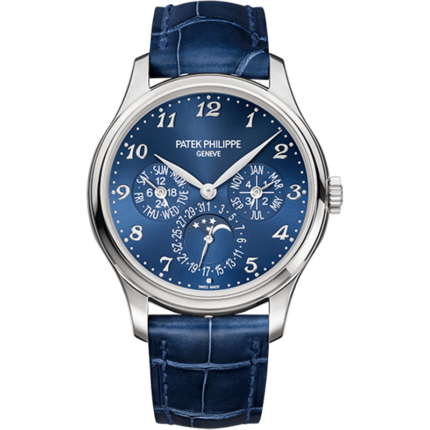 Patek Philippe-5327G-001 Perpetual Calendar 5327 White Gold / Blue